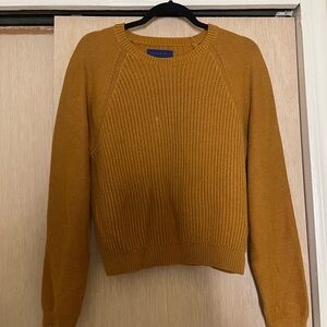 Aeropostale Mustard Yellow Knit Sweater